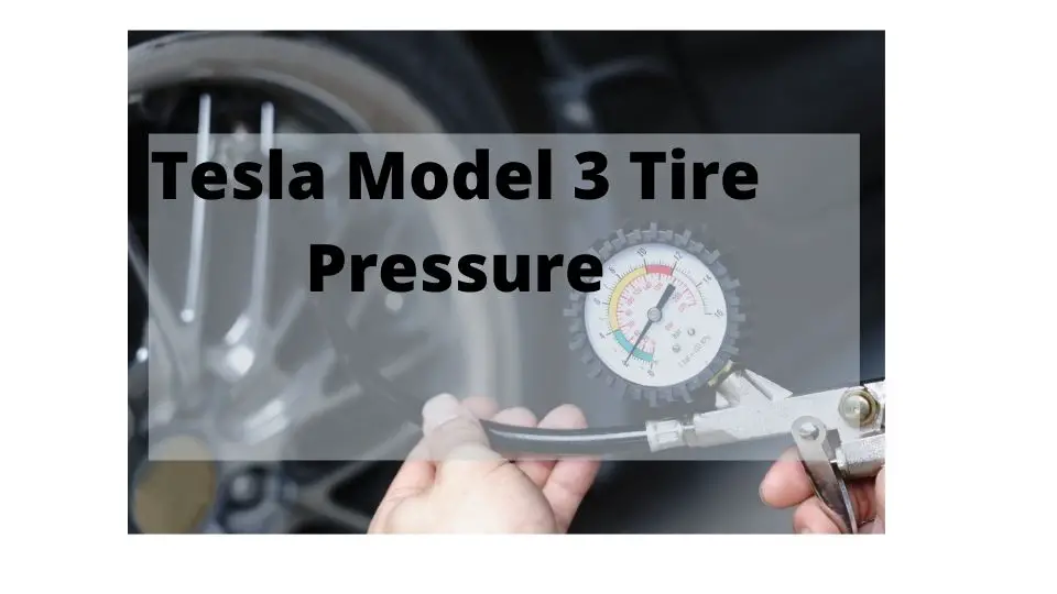 model 3 tire pressure