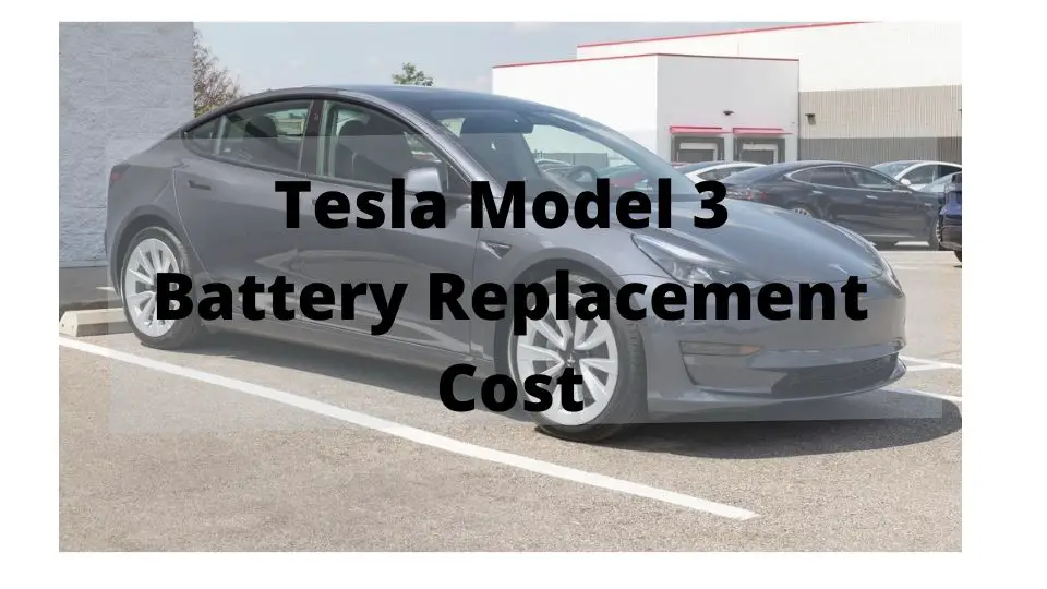 model 3 tesla cost to replace a battery