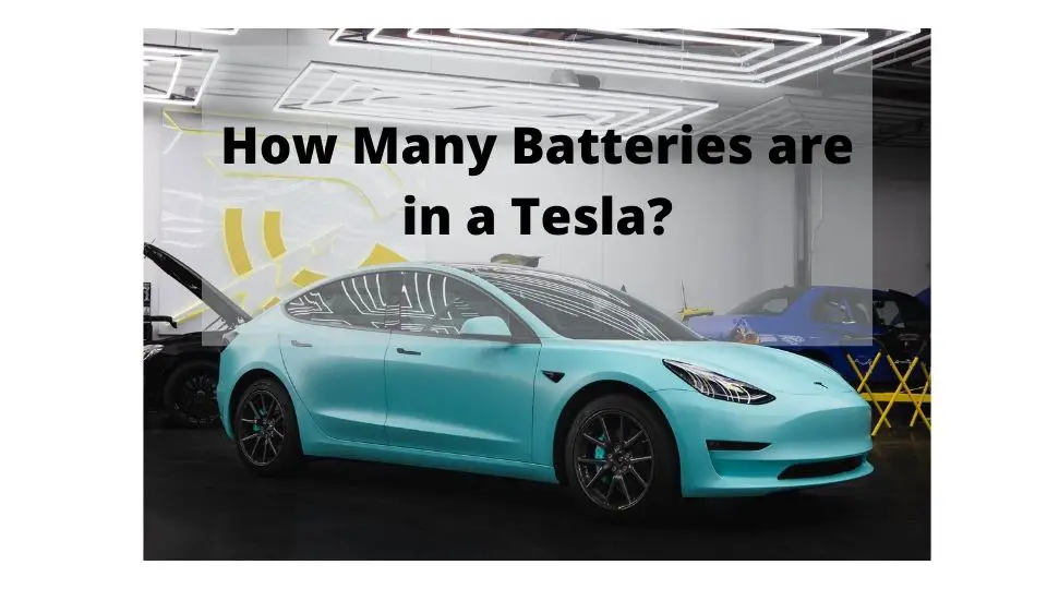 how many batteries found in a tesla