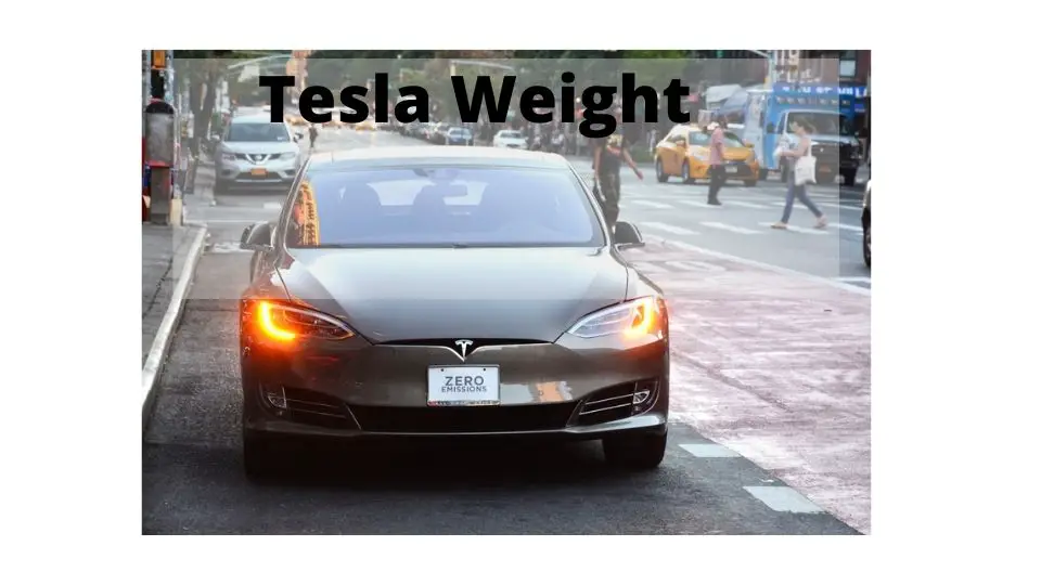 how much does a tesla weigh