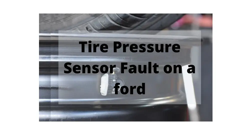 tire pressure sensor fault message