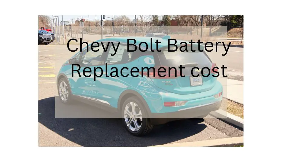 cost to replace chevy bolt battery